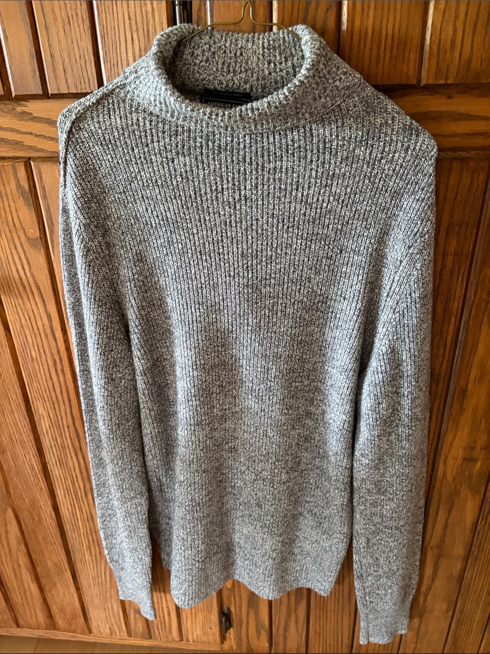 American Eagle Outfitters Heather Gray Turtleneck Sweater size Medium